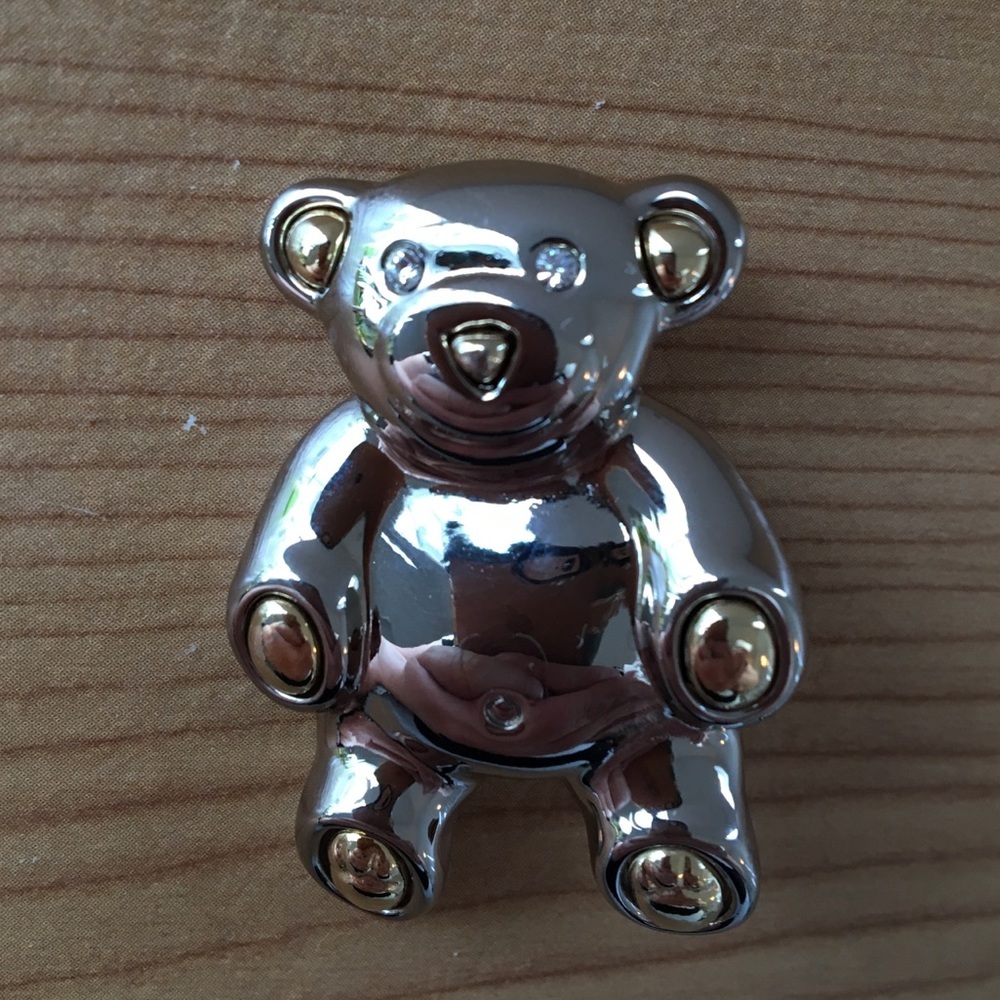 Vintage Liz Claiborne Teddy Bear Brooch​